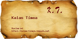 Kalas Tímea névjegykártya
